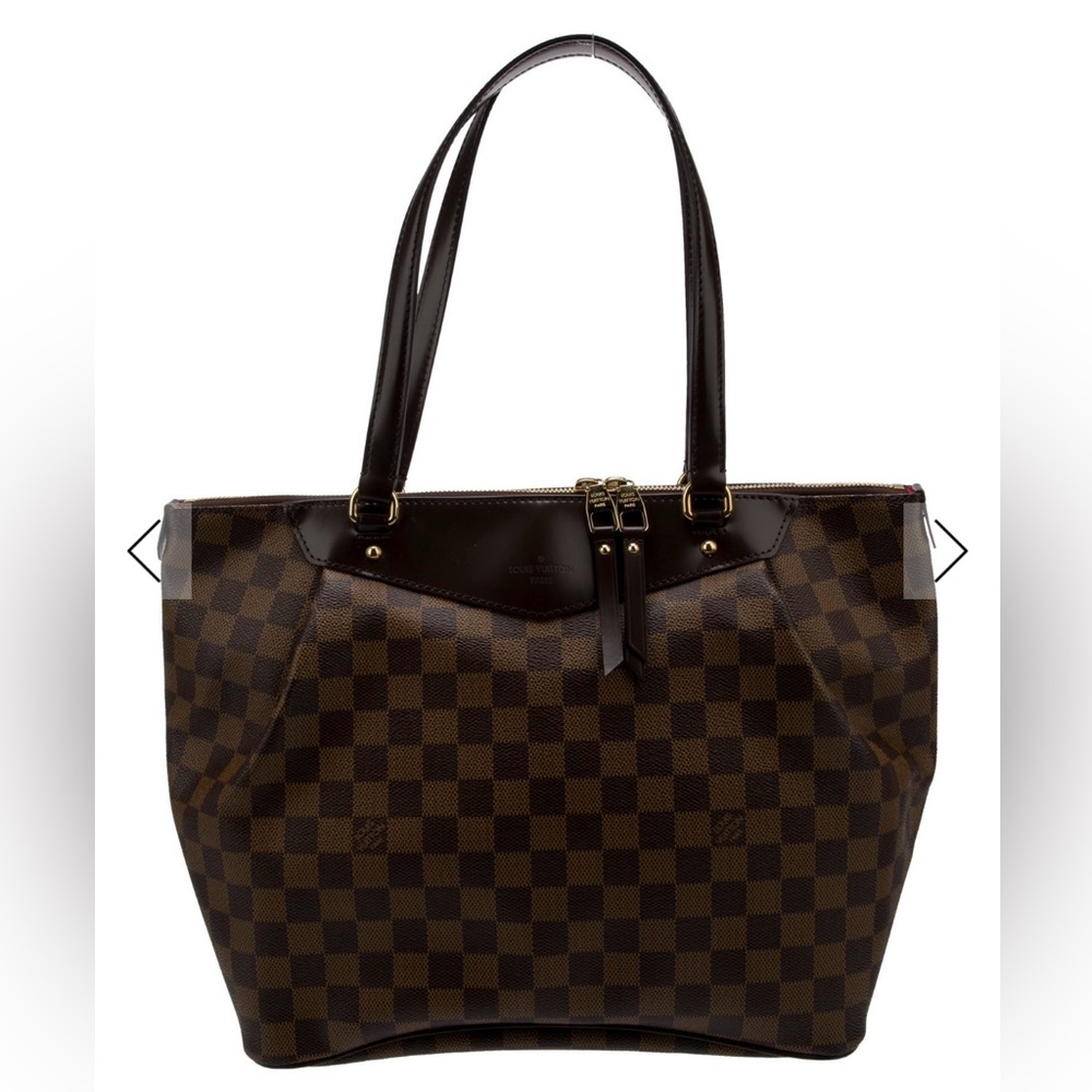 Louis Vuitton Brown Checkered Tote